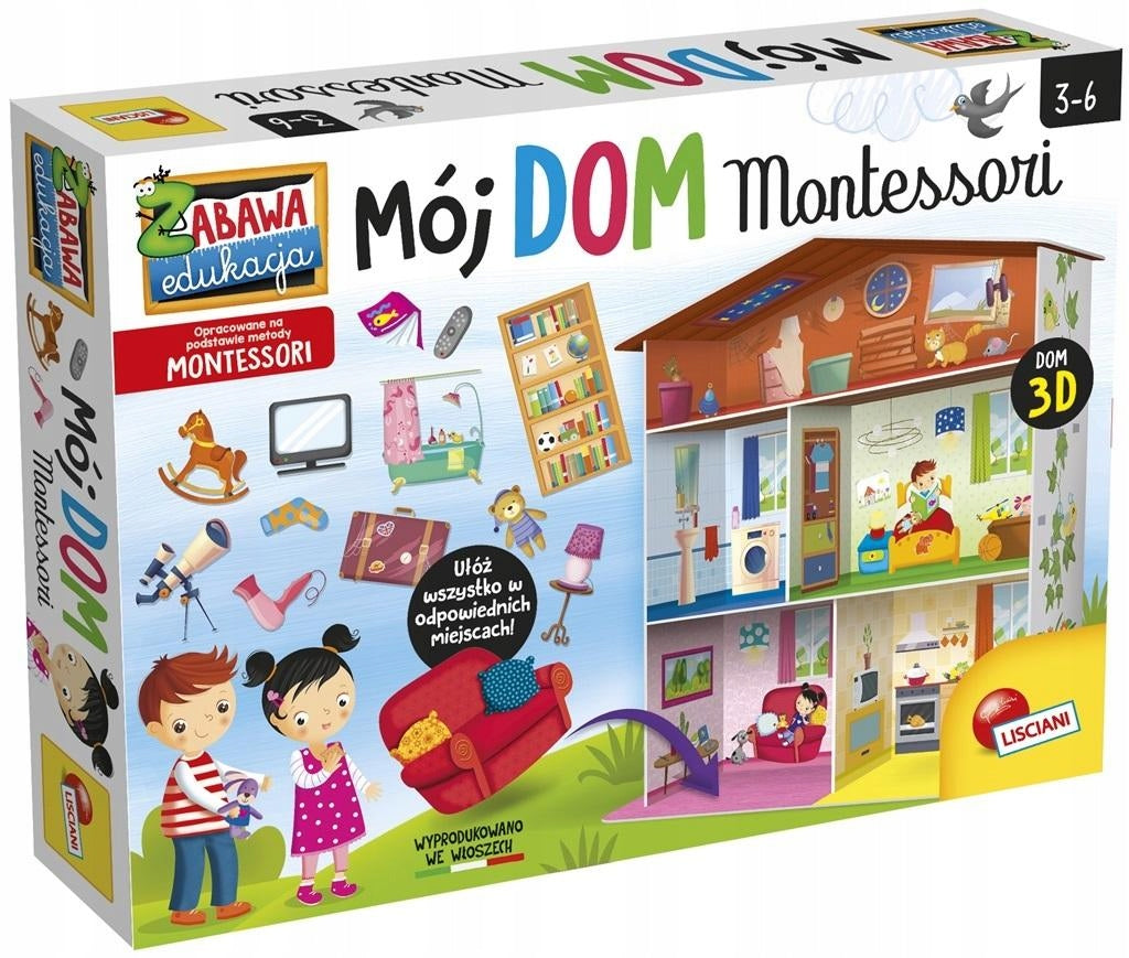 PUZZLE FOR CHILDREN Montessori EDUCATIONAL GAME My home Puzzle TOYS