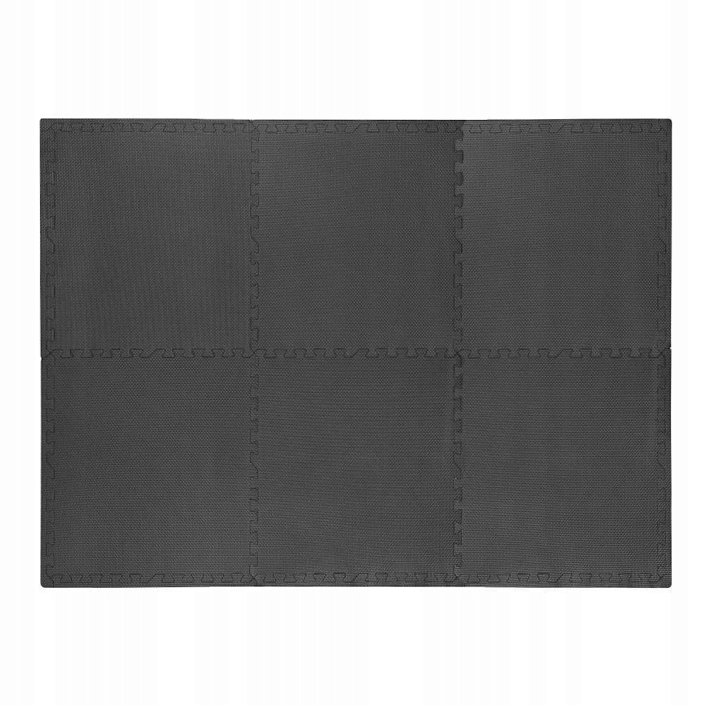 PUZZLE MAT FOR EXERCISE EQUIPMENT PROTECTIVE FLOOR FOR THE GYM 6 pcs 180x120 Brand 4FIZJO