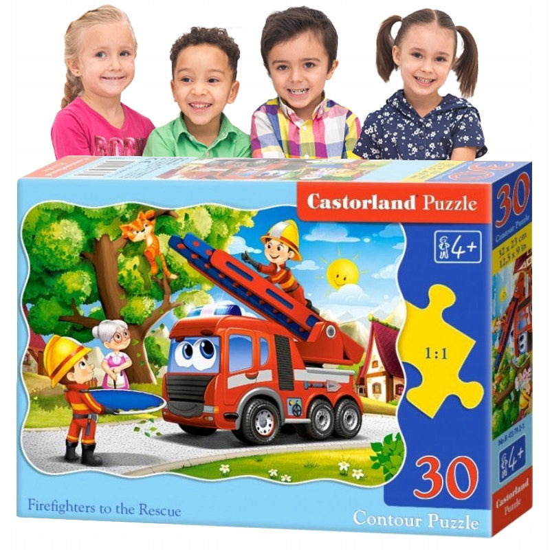 PUZZLES FOR BOYS 3 YEARS OLD IDELANE PUZZLES FOR CHILDREN 30 PIECES FIRE BRIGADE Brand Castorland
