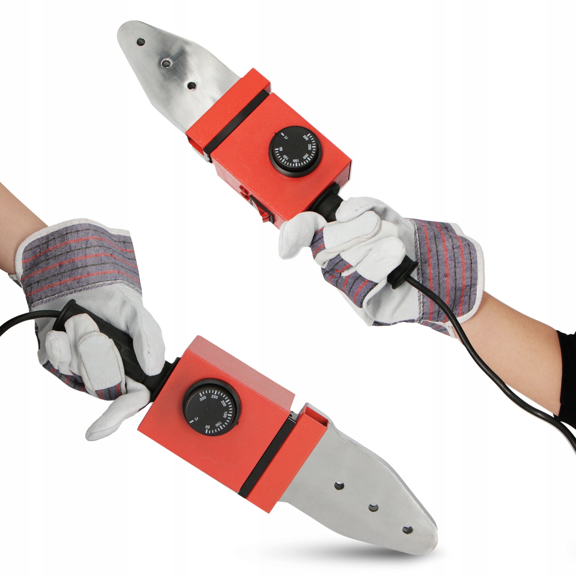 PVC PIPE WELDING MACHINE PP PE 16-63 Polyfusion Welding SLEEVES SHEARS MEASURES HE Packaging status original