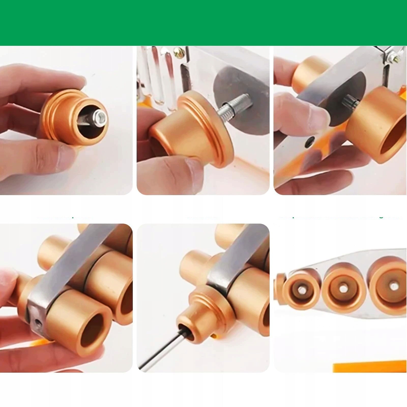 PVC PIPE WELDING MACHINE PP WELDING POLYFUSION DIES ACCESSORIES SET Packaging status original
