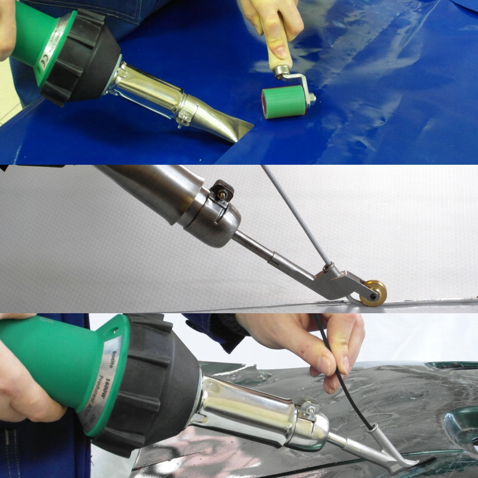 PVC PLASTIC WELDING MACHINE TARPAULIN BANNER WELDING MACHINE BLOWER BOSITE-E Packaging status original