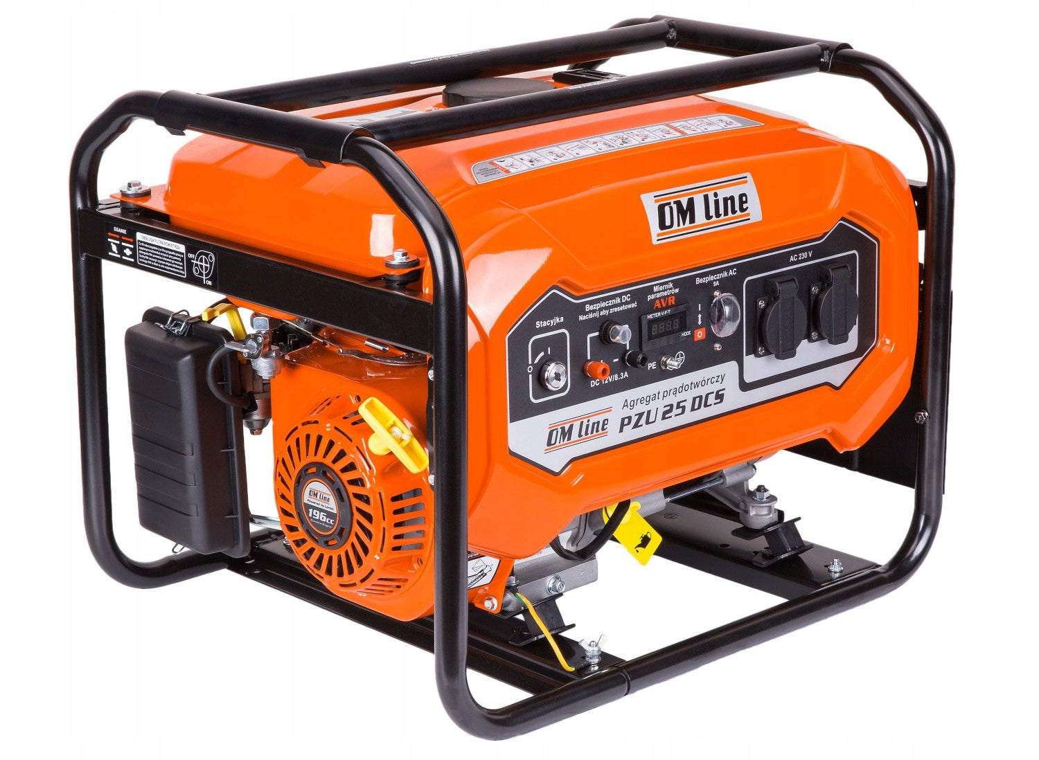 PZU25DCS OM-LINE Generator set 230V 2,2kW AVR engine Loncin LC168F