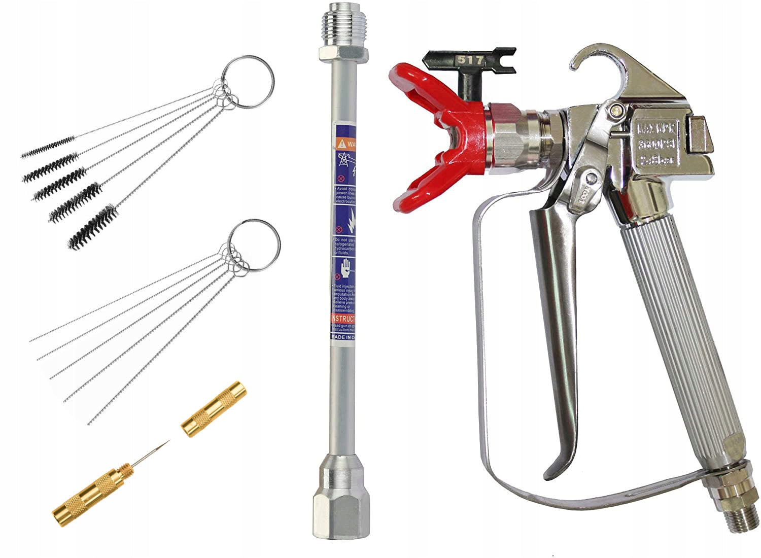 Paint Gun +Extension Nozzle Aggregate Wagner