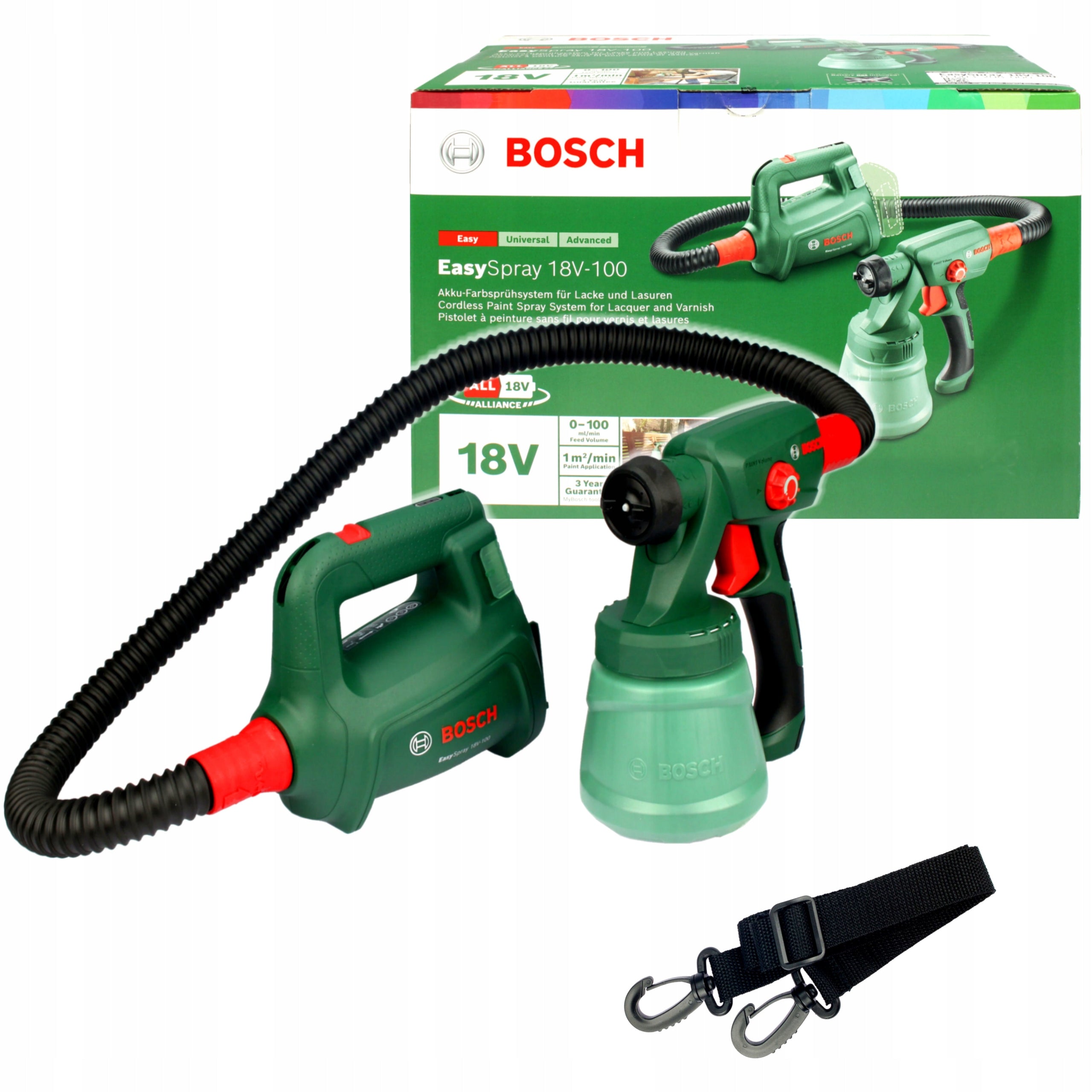 Paint gun Bosch EasySpray 18V 0,80 l 2,5 Ah