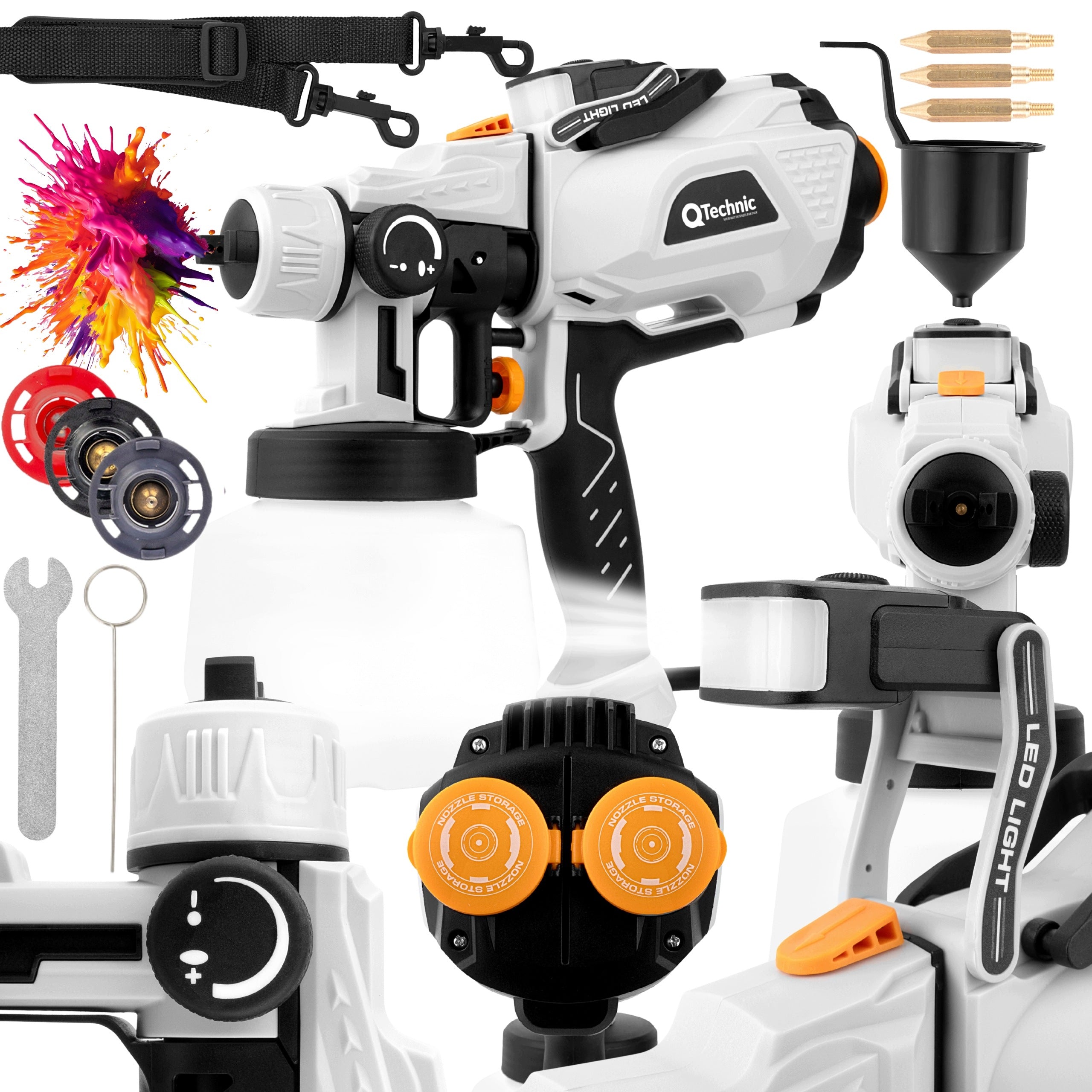 Paint gun electric spray paint sprayer 1,2 l set