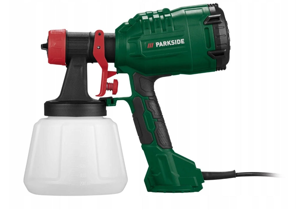 Painting spray gun for painting PARKSIDE HVLP PFS 450 B1 4 nozzles Manufacturer code PFS 450 B1