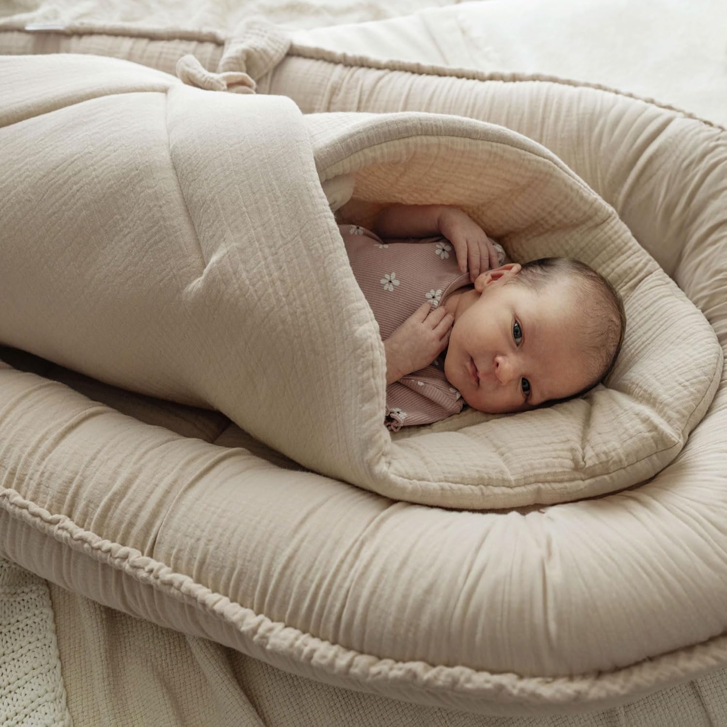 Palulli muslin baby cocoon LONG 100x60cm + CONE 80x80cm EAN (GTIN) 5907477617531
