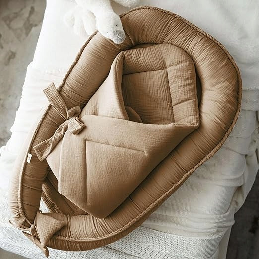 Palulli muslin baby cocoon LONG 100x60cm cotton 100%