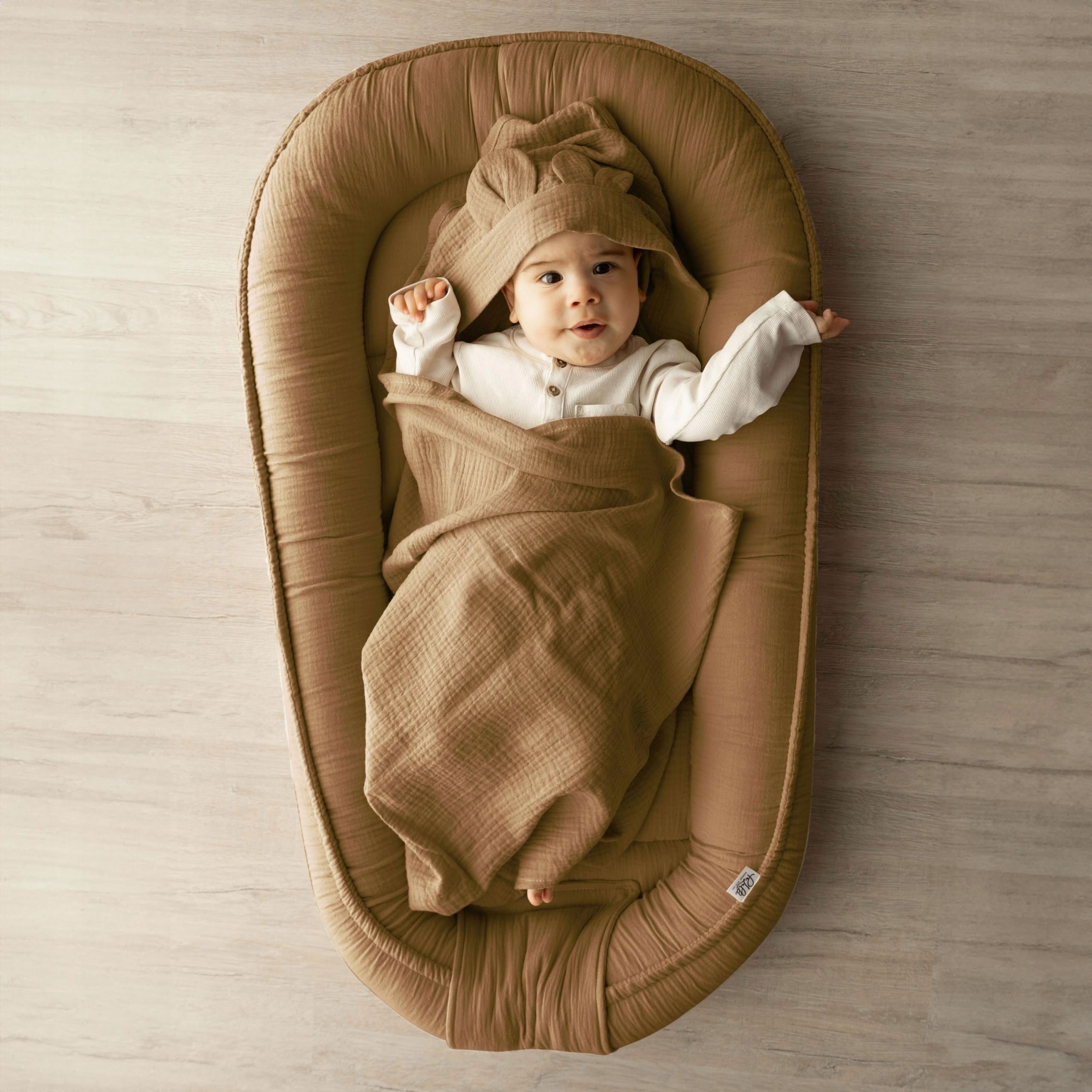 Palulli muslin baby cocoon LONG 100x60cm cotton 100%