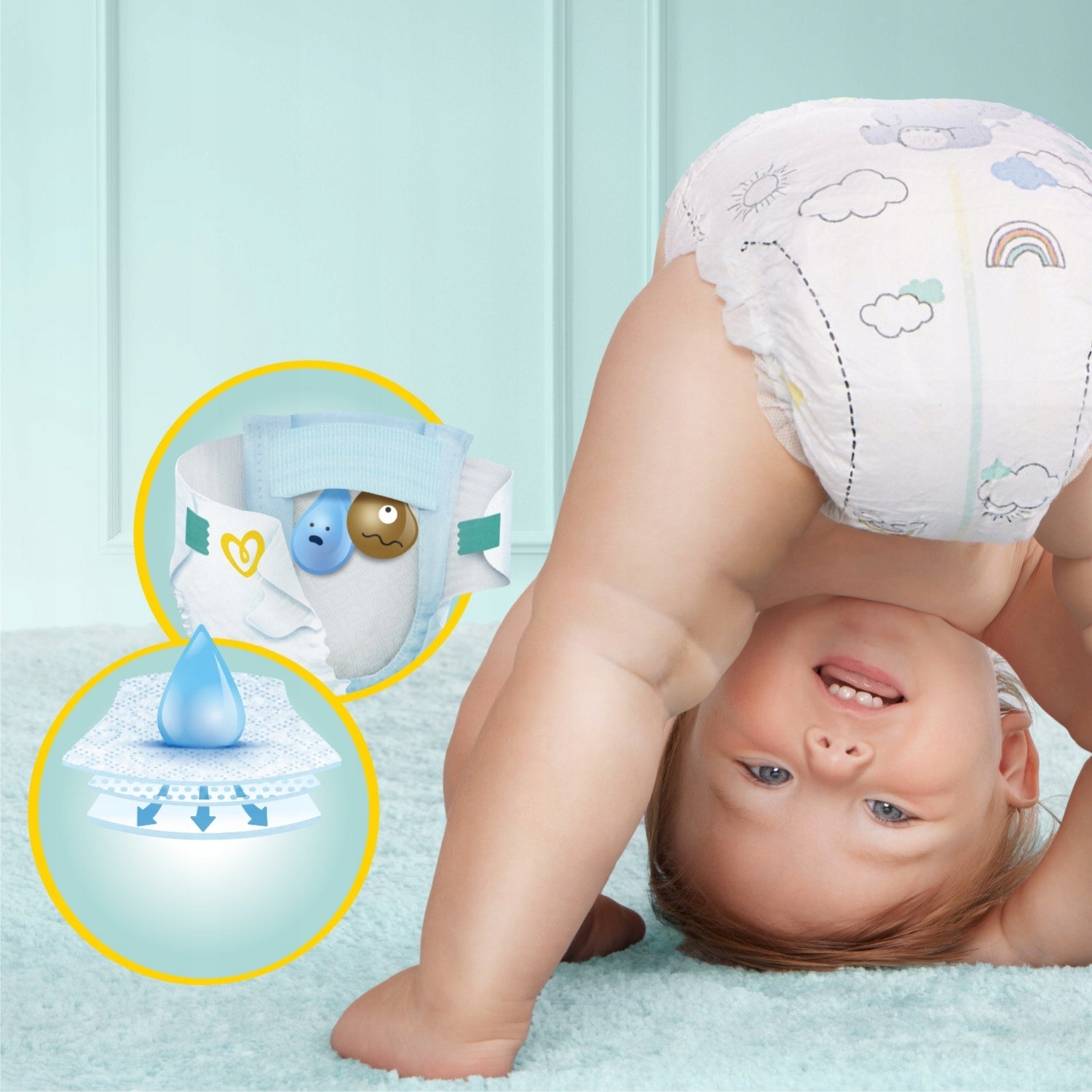 Pampers Premium Care Diapers size 3, 6-10 kg, 60 pieces Manufacturer code 81689704