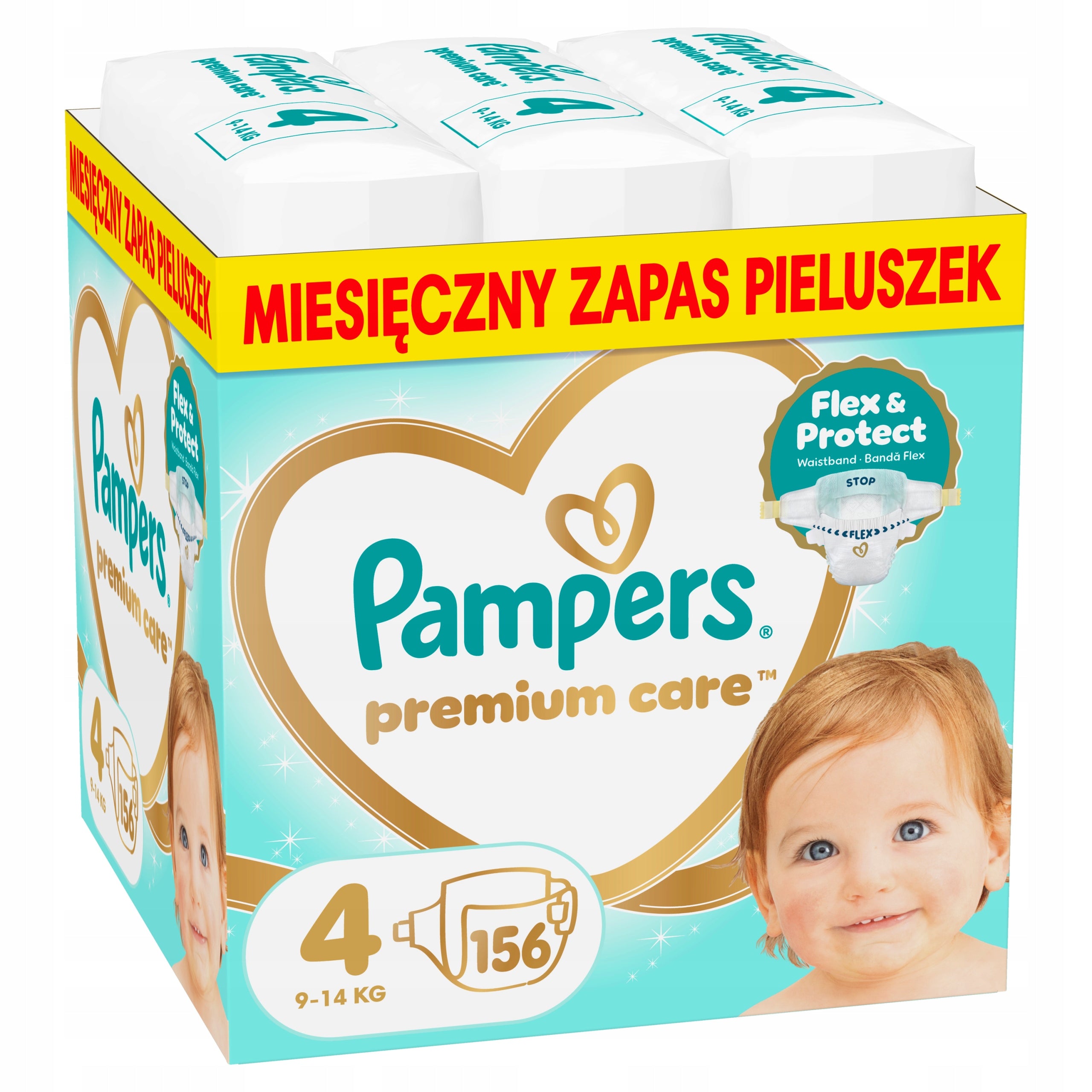 Pampers Premium Care size 4, 156 pcs, 9-14 kg Diapers