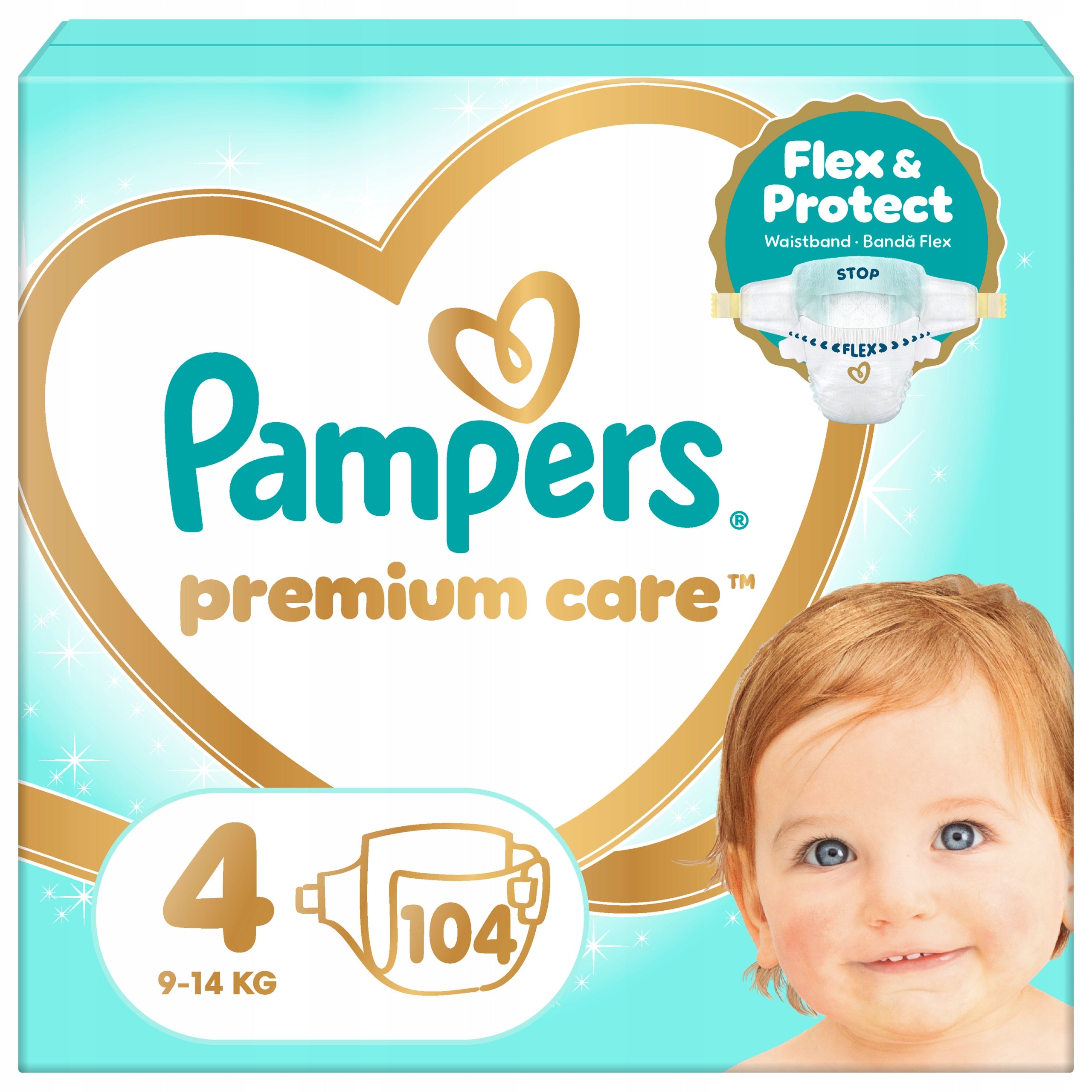 Pampers Premium Care size 4, 3x 104 pcs, 9-14 kg Diapers Medical device no