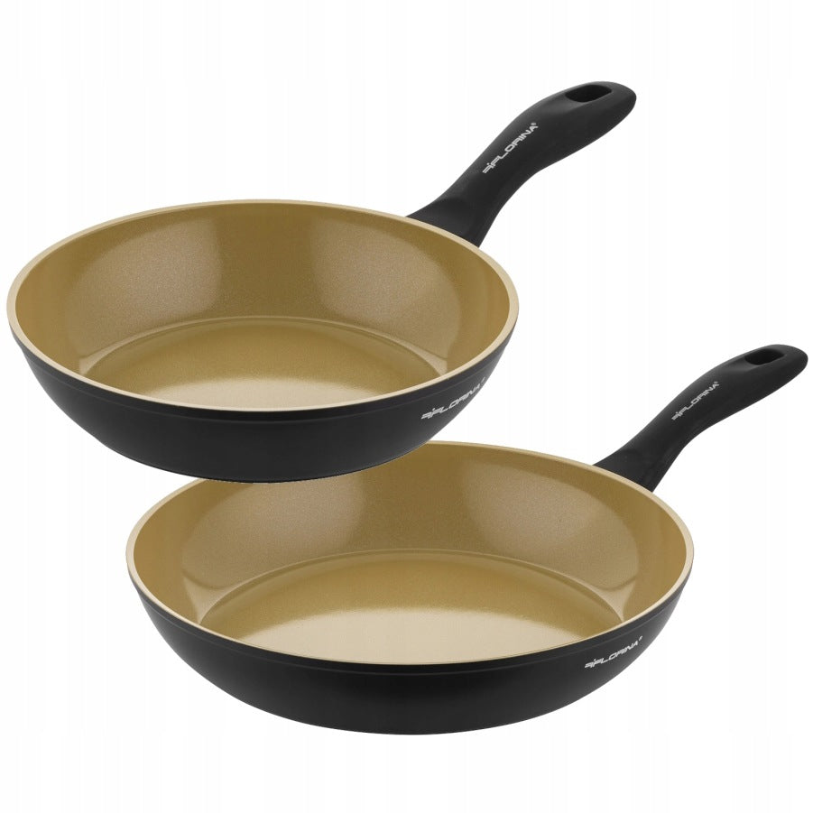 Pan FLORINA AmVegan 20 + 28 cm Ceramic INDUCTION by Mateusz Gessler Packaging status original