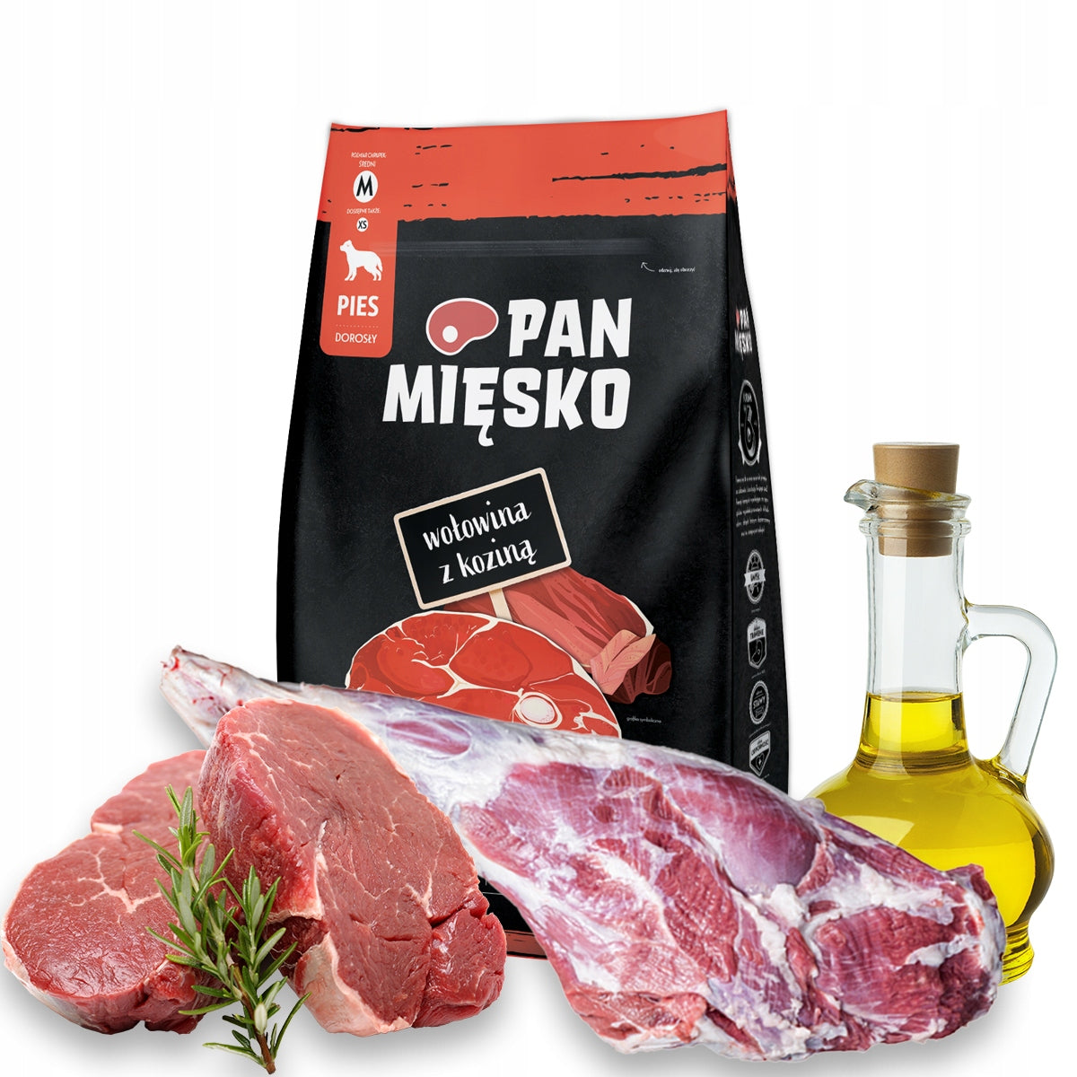 Pan Mięsko 3kg beef with goat M