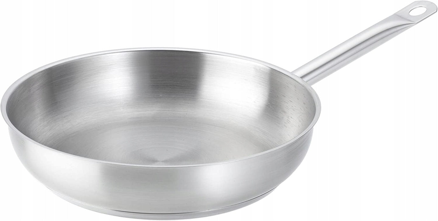 Pan Steel Induction Gas 28 cm Without Coating STEEL 18/10 ELO Brand ELO