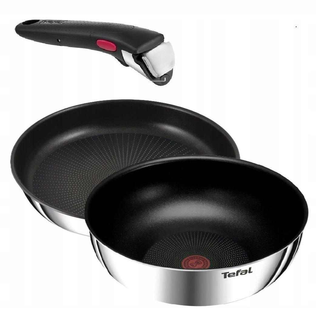 Pan TEFAL Ingenio Emotion 28cm INDUCTION + Wok Ingenio 26cm + handle