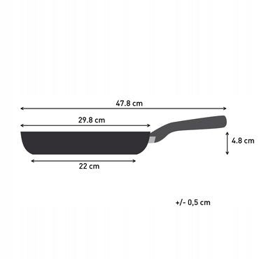Pan Tefal 28 cm Perfect Touch titanium x3(Coating as in the Ultimate series) Brand Tefal