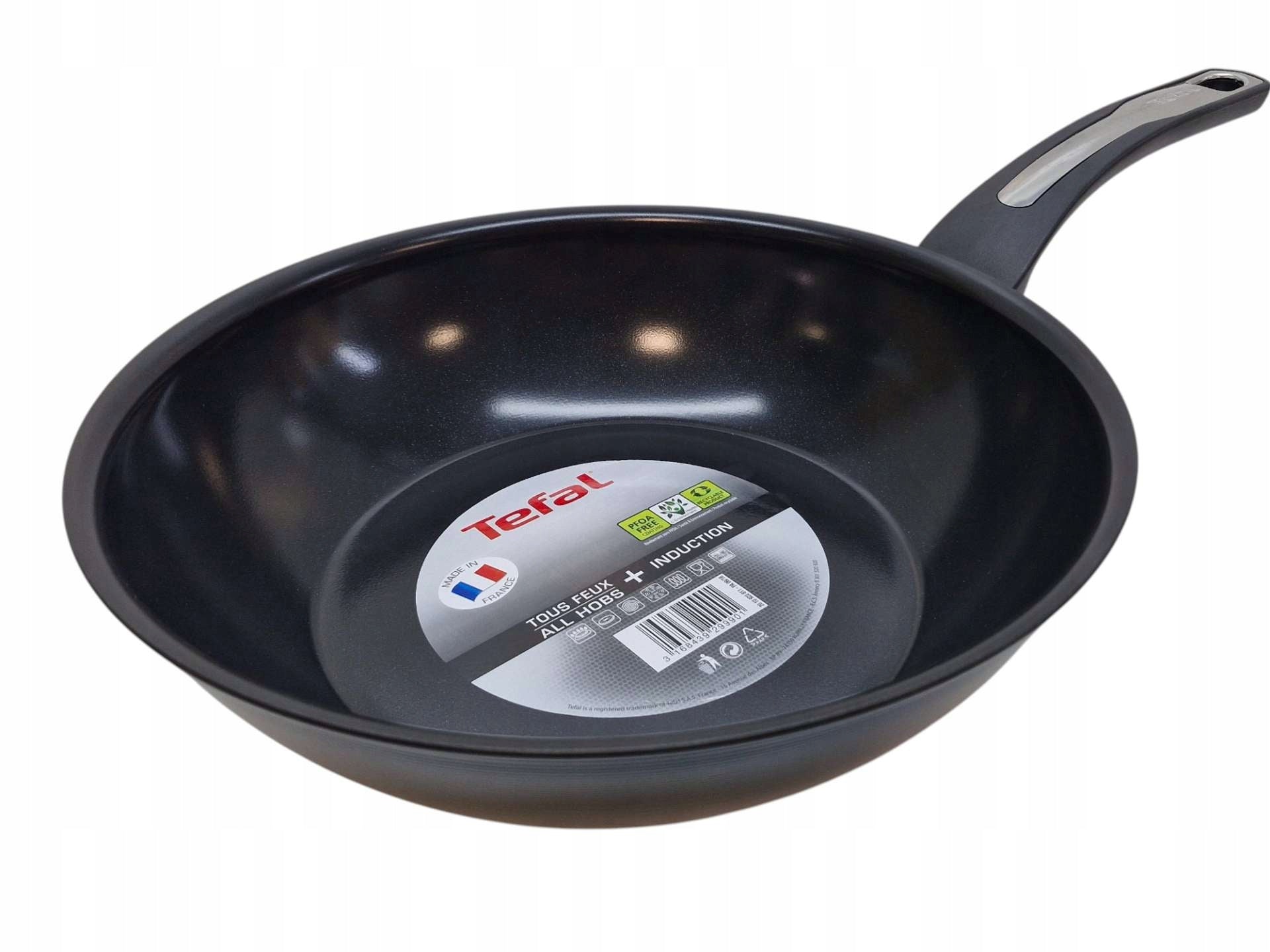 Pan Tefal Wok 30cm ceramic coating Induction Electric Gas