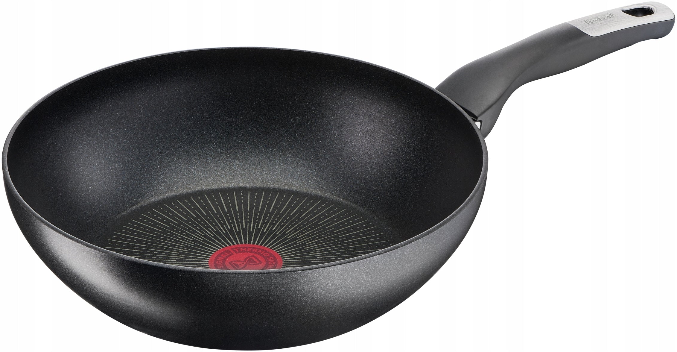 Pan Tefal Wok Unlimited 28 cm coating Titanium induction Thermo-Signal