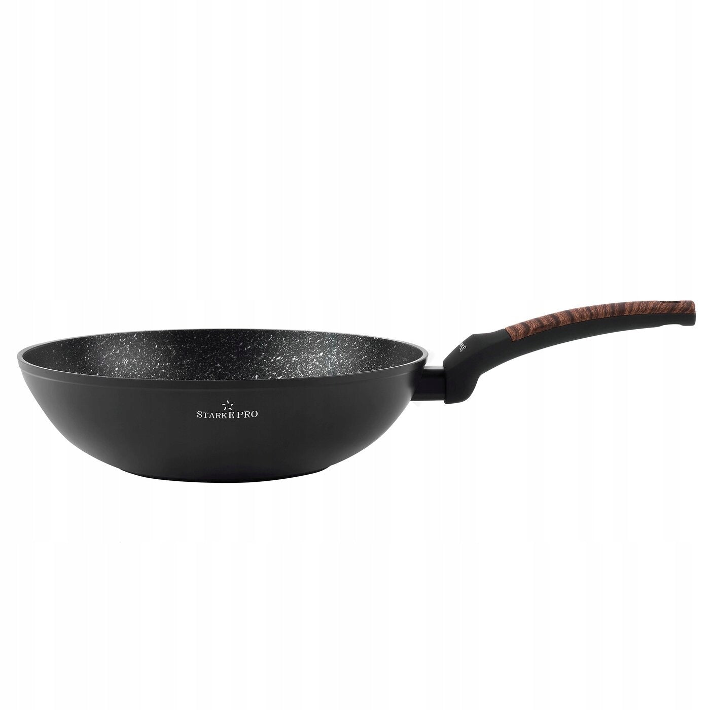 Pan WOK 28 cm induction non-stick aluminum deep for frying Brand Starke Pro