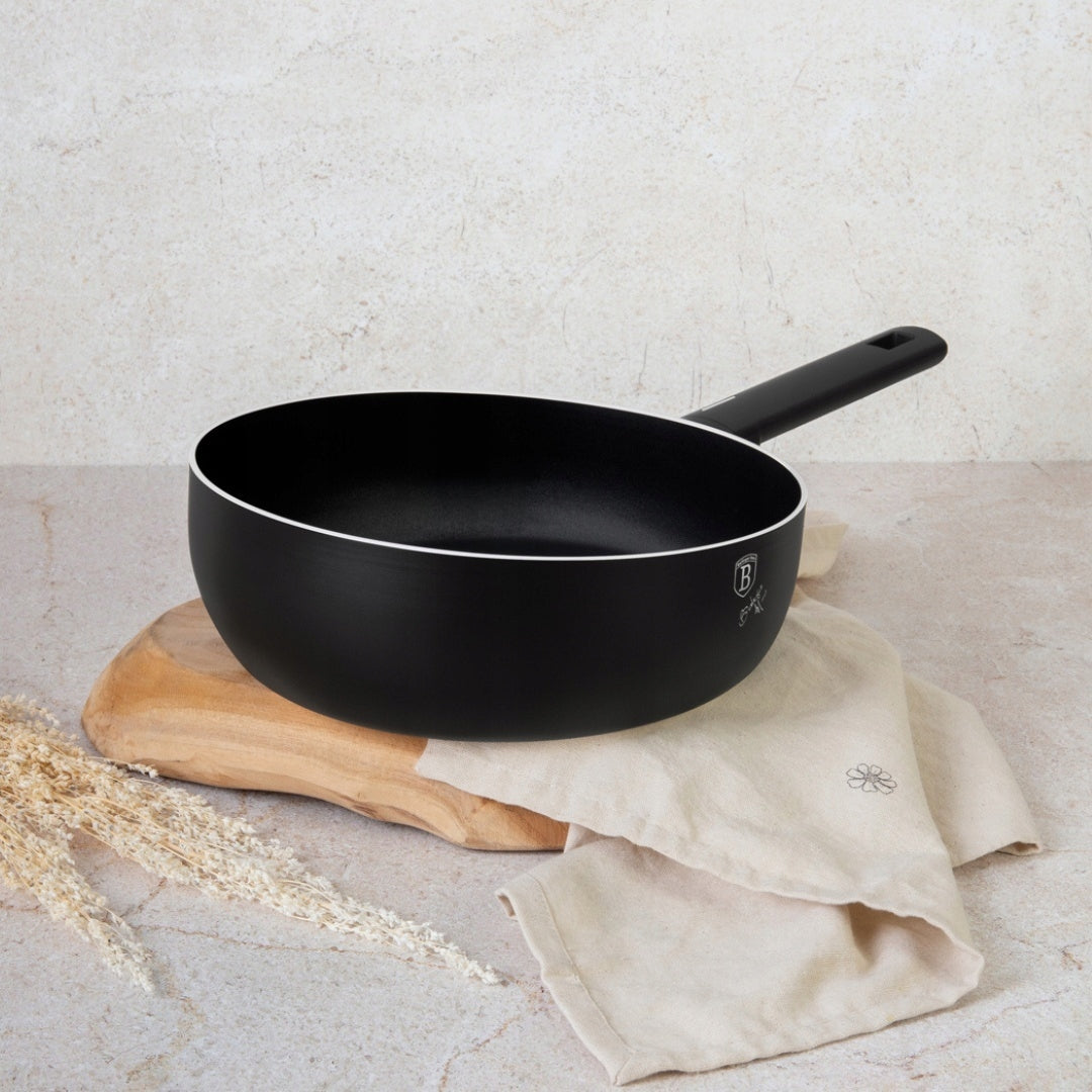 Pan Wok Flip 26 cm BerlingerHaus BH-8176 Matte Black Collection Manufacturer code BH-8176