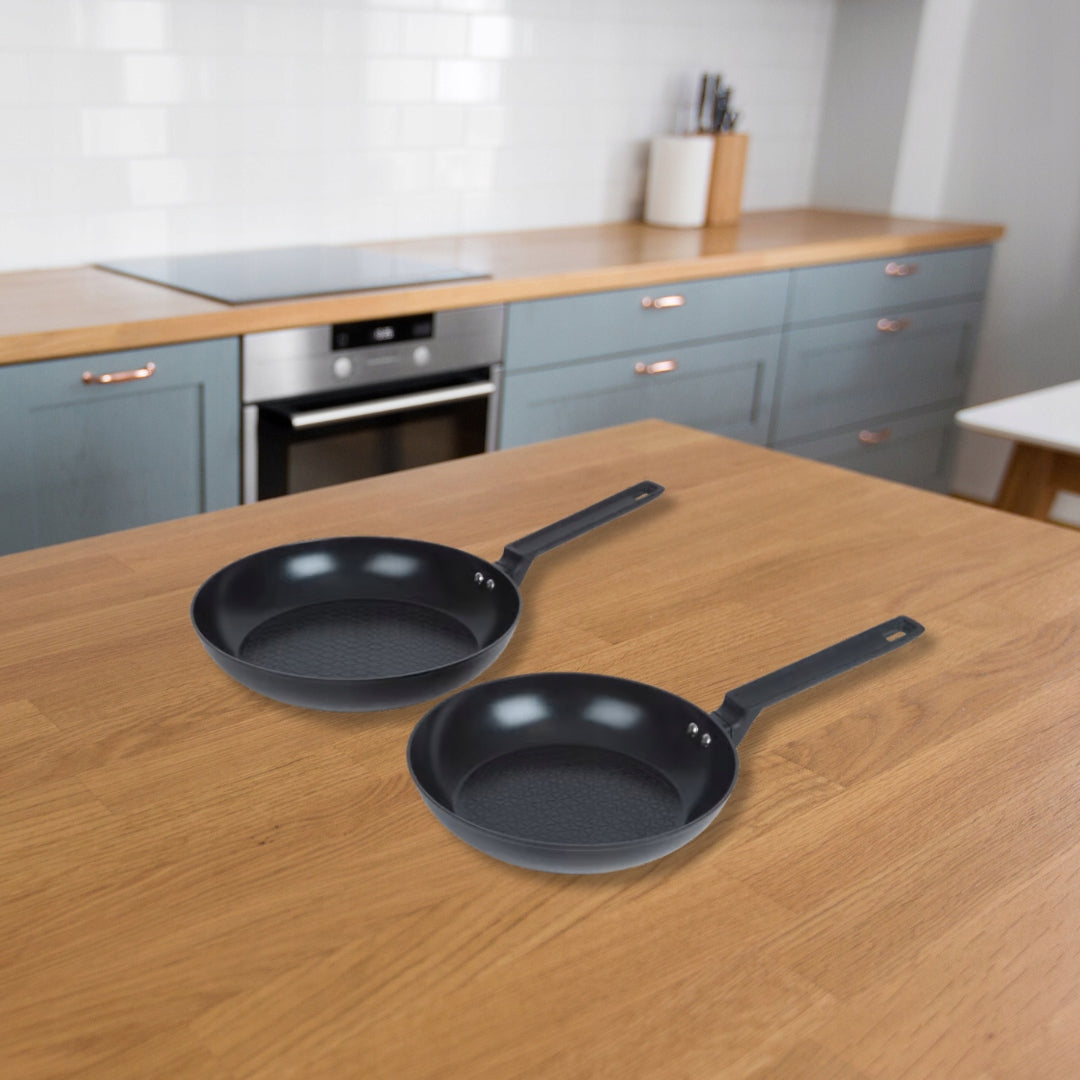 Pan pans set of 2 pcs 24 cm 28 cm Brand no brand