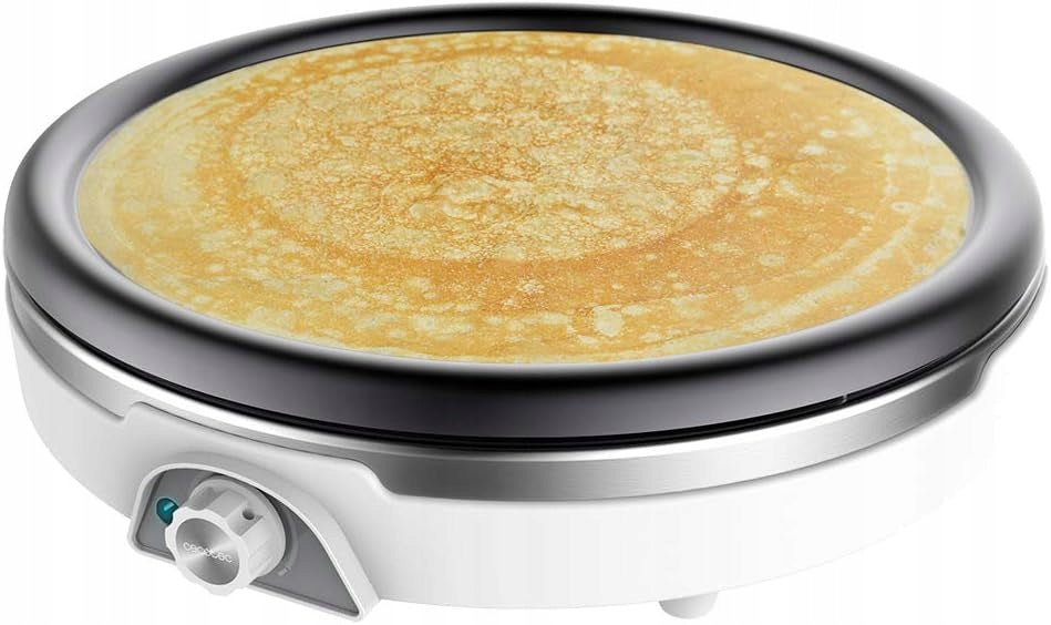Pancake Maker Cecotec 1350W XL 38cm Stainless Steel Non-stick Coating