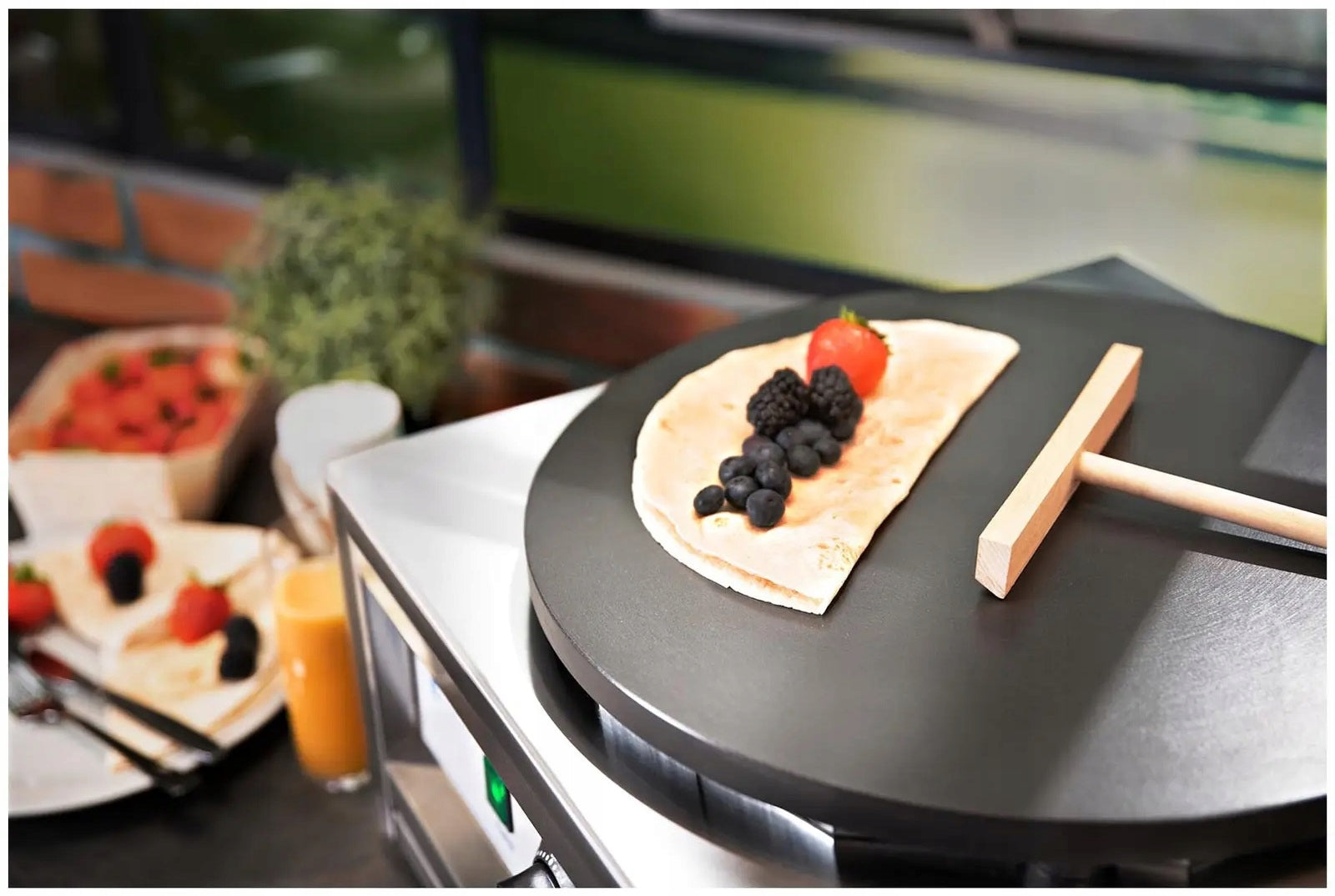 Pancake maker 400 mm 3000 W ROYAL CATERING RC-CMS01 10012045 Power rating 3000 W
