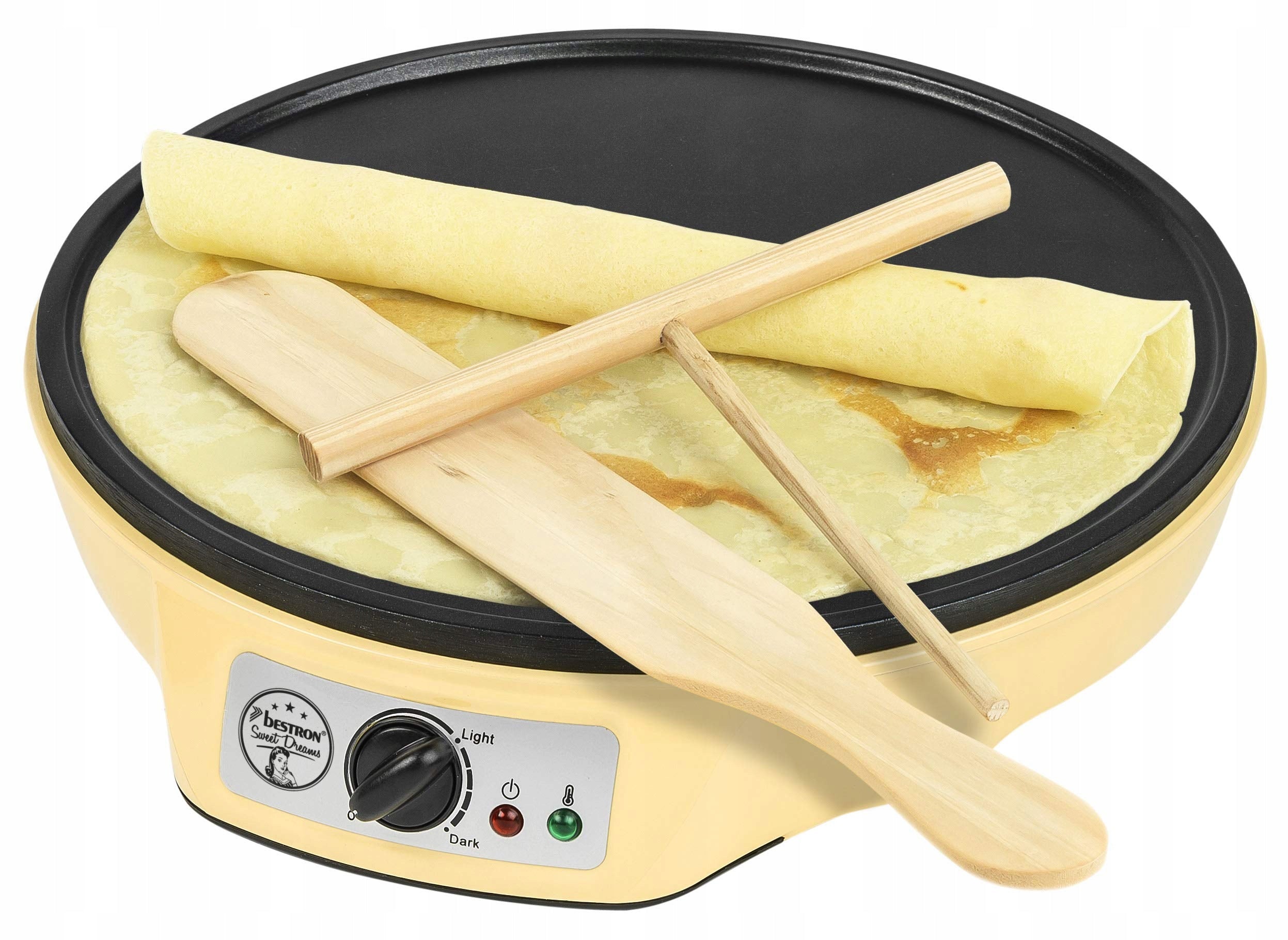 Pancake maker Bestron ASW602 1000 W yellow/gold Manufacturer code ASW602
