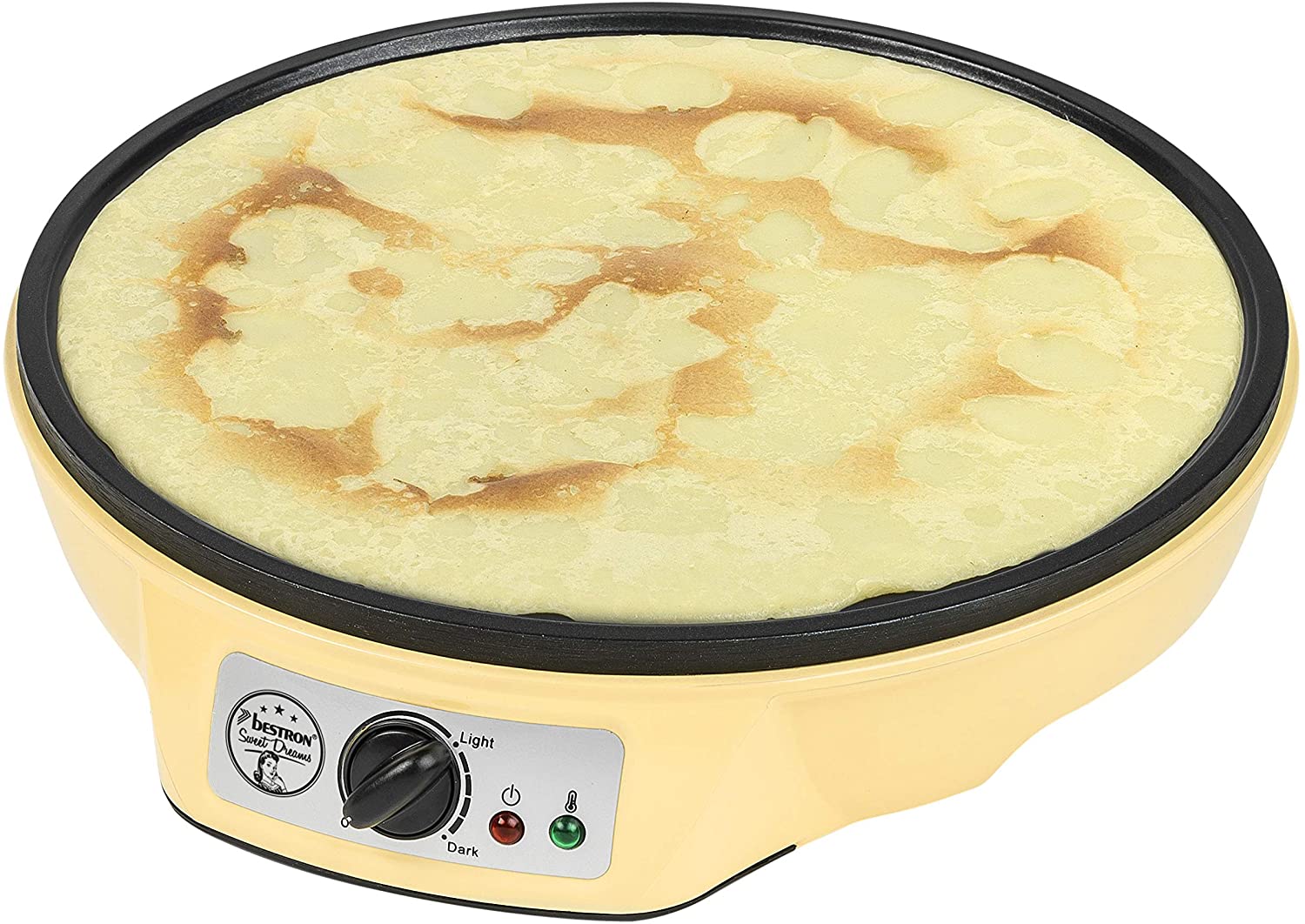Pancake maker Bestron ASW602 1000 W yellow/gold