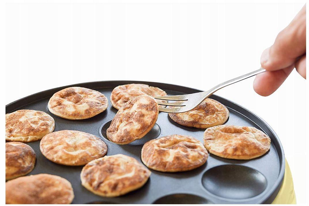 Pancake maker Bestron Poffertjes 800 W yellow/gold Power rating 800 W