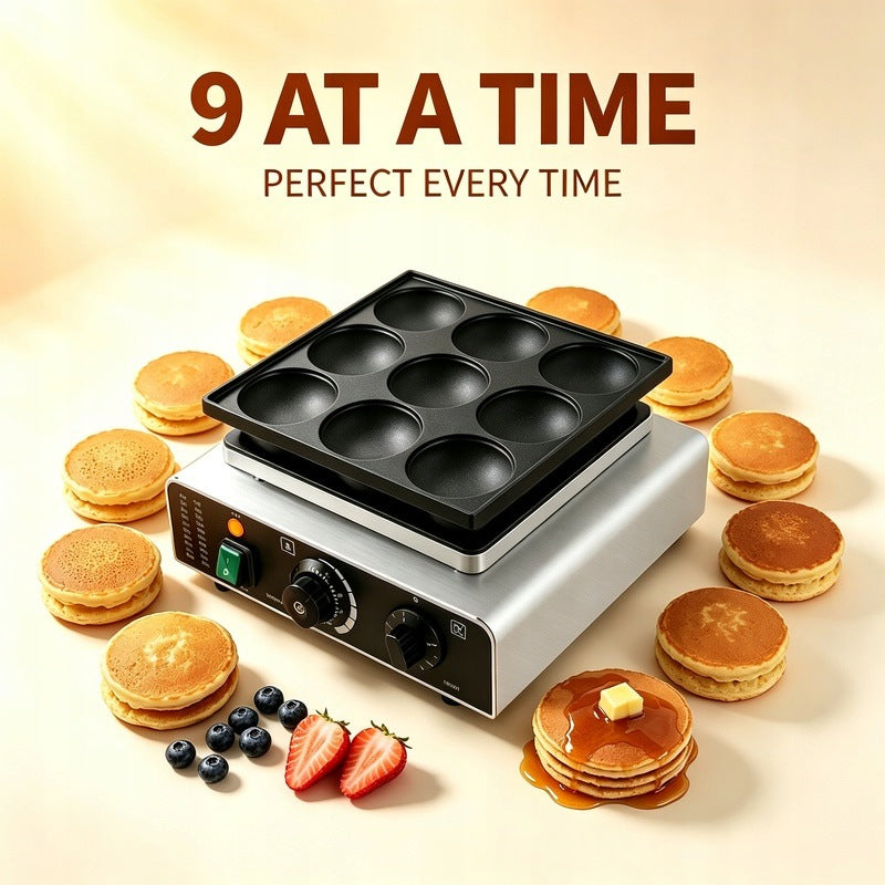 Pancake maker Pancake machine pancakes poffertjes toaster Packaging status original