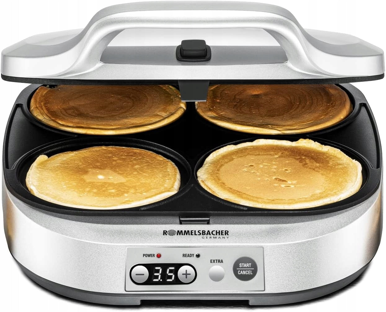 Pancake maker Rommelsbacher PC FOR PANCAKES SILVER 4 PCS
