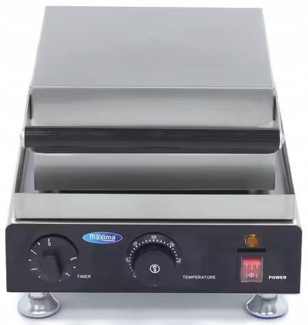 Pancake maker with lid - Waffle maker Diameter 21,5cm Maxima 09374120 DELUXE Packaging status original