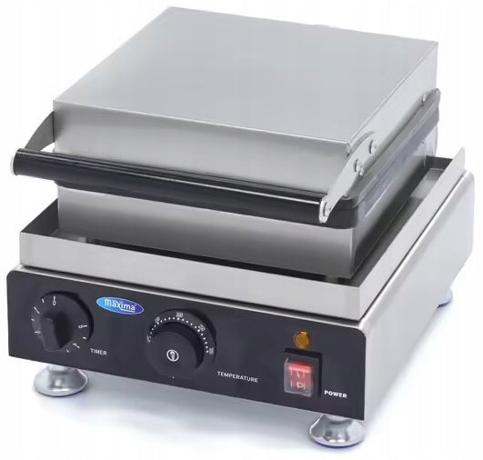 Pancake maker with lid - Waffle maker Diameter 21,5cm Maxima 09374120 DELUXE Power rating 1750 W