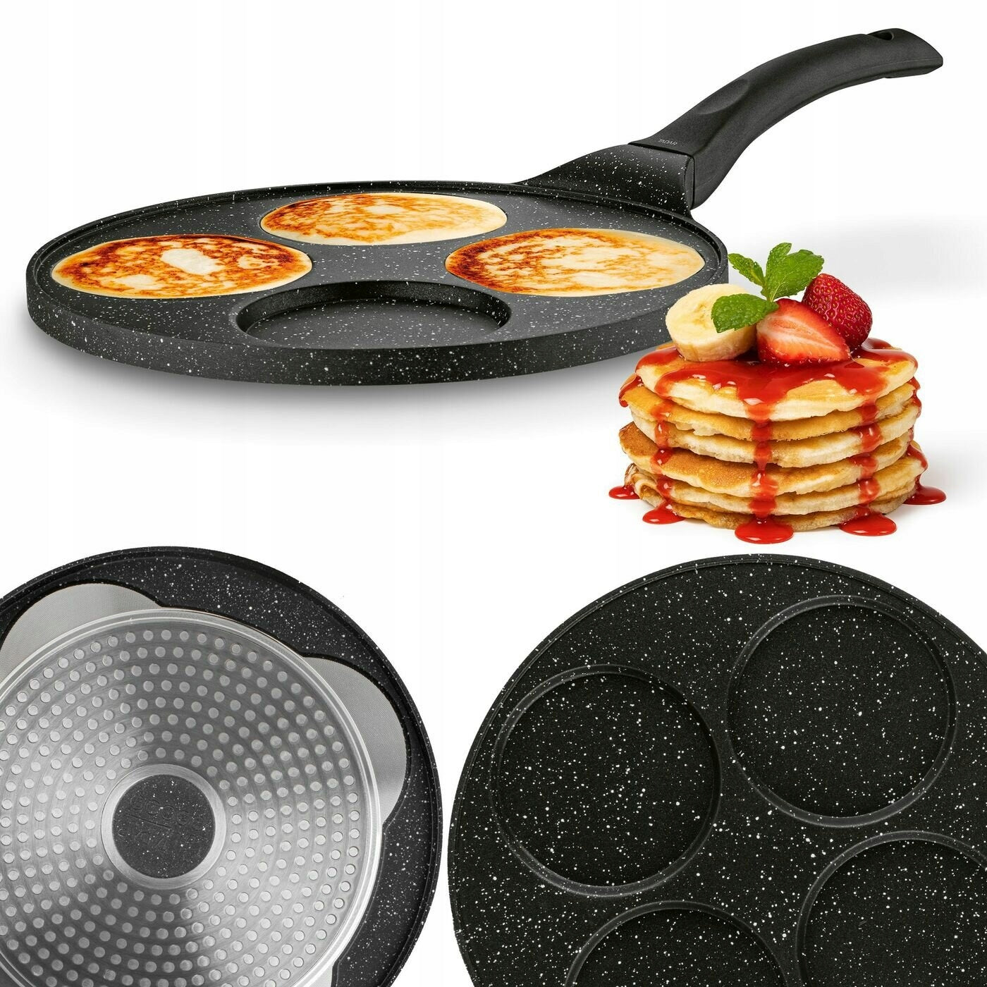 Pancake pan EGG 26 cm induction (non-stick) PANCAKES Brand Tadar