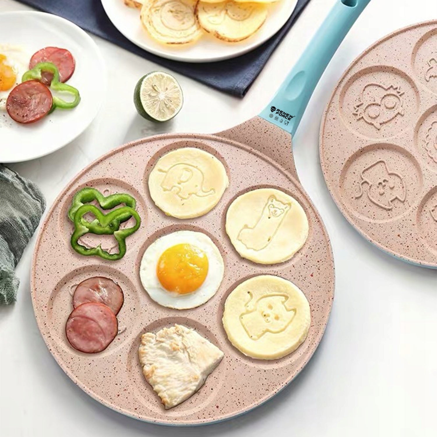 Pancake pan for induction pancakes PANCAKES INDUCTION ANIMALS Manufacturer code PATELNIA INDYKCYJNA DO NALEŚNIKÓW JAJKEK GAZ
