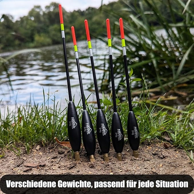 Paradox Fishing Floats Waggler Set 4g–8g 5pcs Match Universal Manufacturer code Zestaw spławików