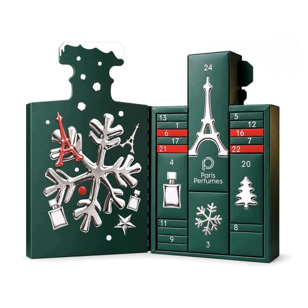 Paris Perfumes Advent Calendar 2026 with perfumes - 21 fragrances + accessories Packaging status original