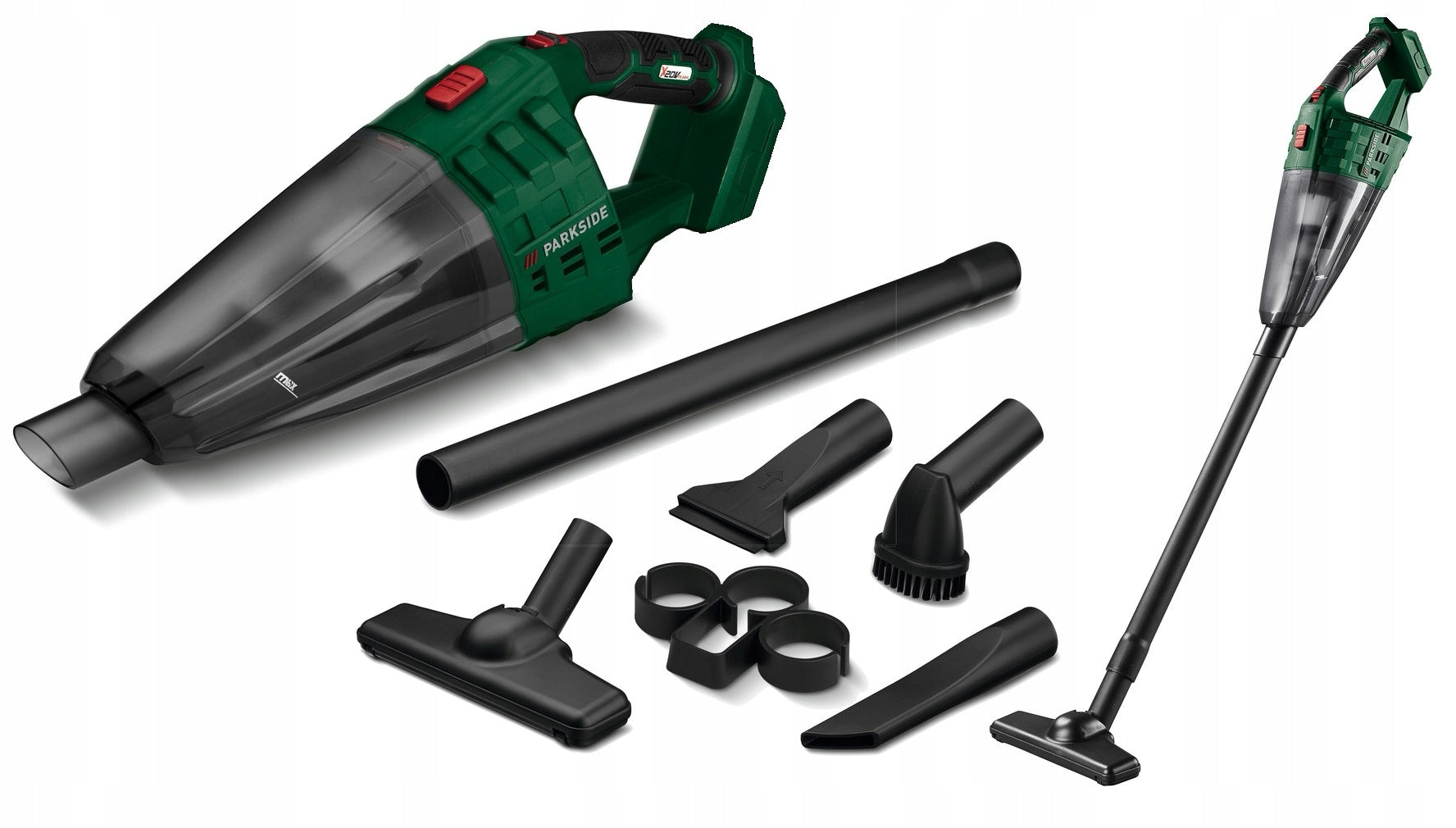 Parkside Cordless Car Handheld Vacuum Cleaner without Battery Manufacturer code PROFESJONALNY ODKURZACZ RĘCZNY KORPUS