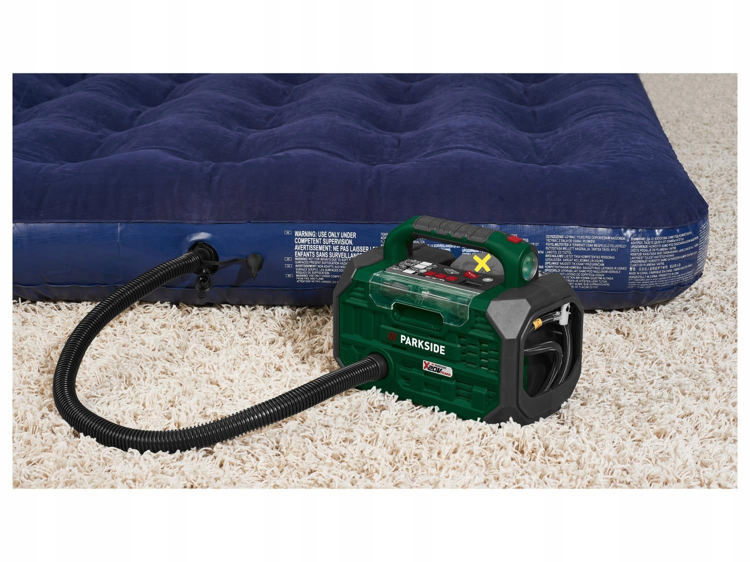Parkside Cordless compressor and pump 20 V, PKA 20-Li C3 Manufacturer code PKA 20-Li C3
