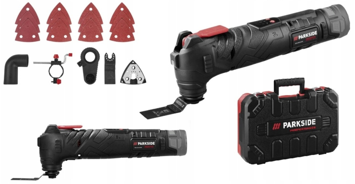 Parkside Performance Multi-Tool Cordless 12V PPMFWA 12 A1 Suitcase