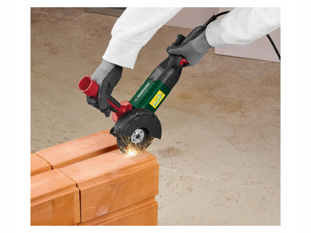 Parkside angle grinder PWS 125 I8 1200 W plus disc and wrench Brand Parkside
