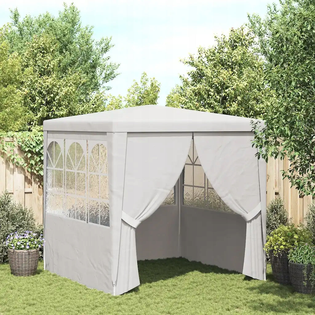 Party tent with walls, 2,5x2,5 m, white, 90 g/m² Manufacturer VidaXL