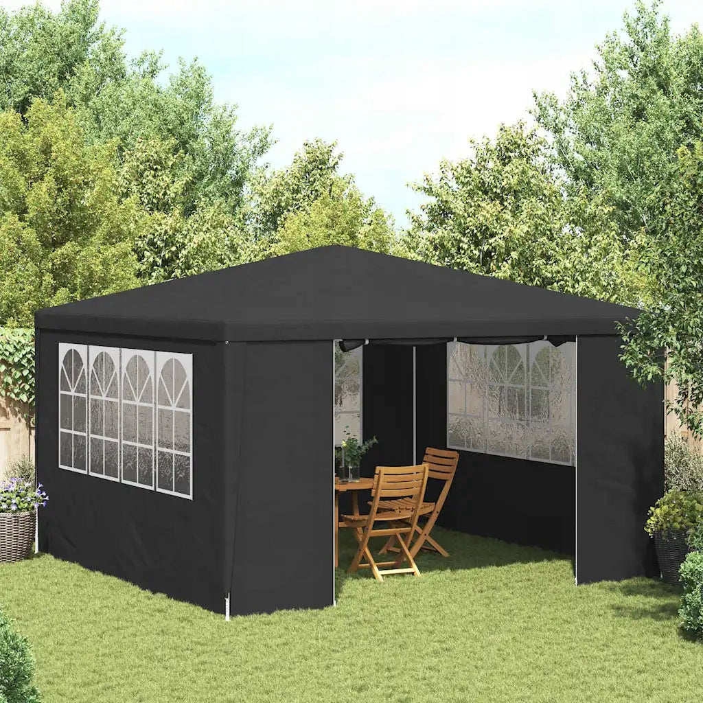 Party tent with walls, 4x4 m, anthracite, 90 g/m² Manufacturer VidaXL