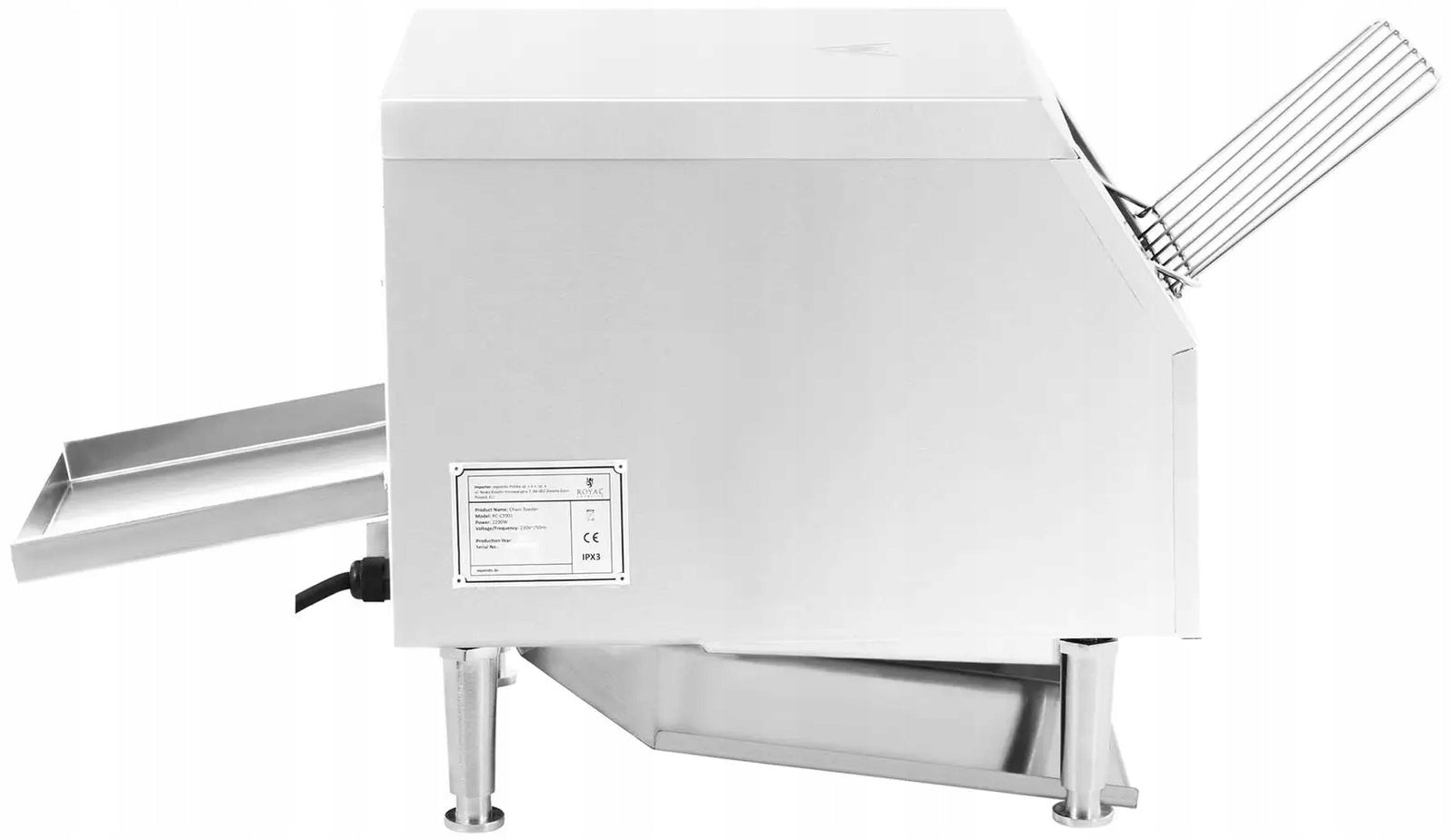 Pass-through toaster - 2,200W 3 functions ROYAL CATERING RC-CT001 10012377 Packaging status original