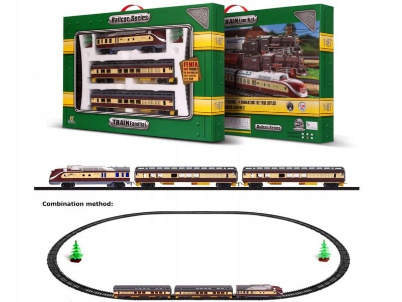 Passenger train ELECTRIC RAILWAY FENFA with passenger cars for children EAN (GTIN) 5905908618065