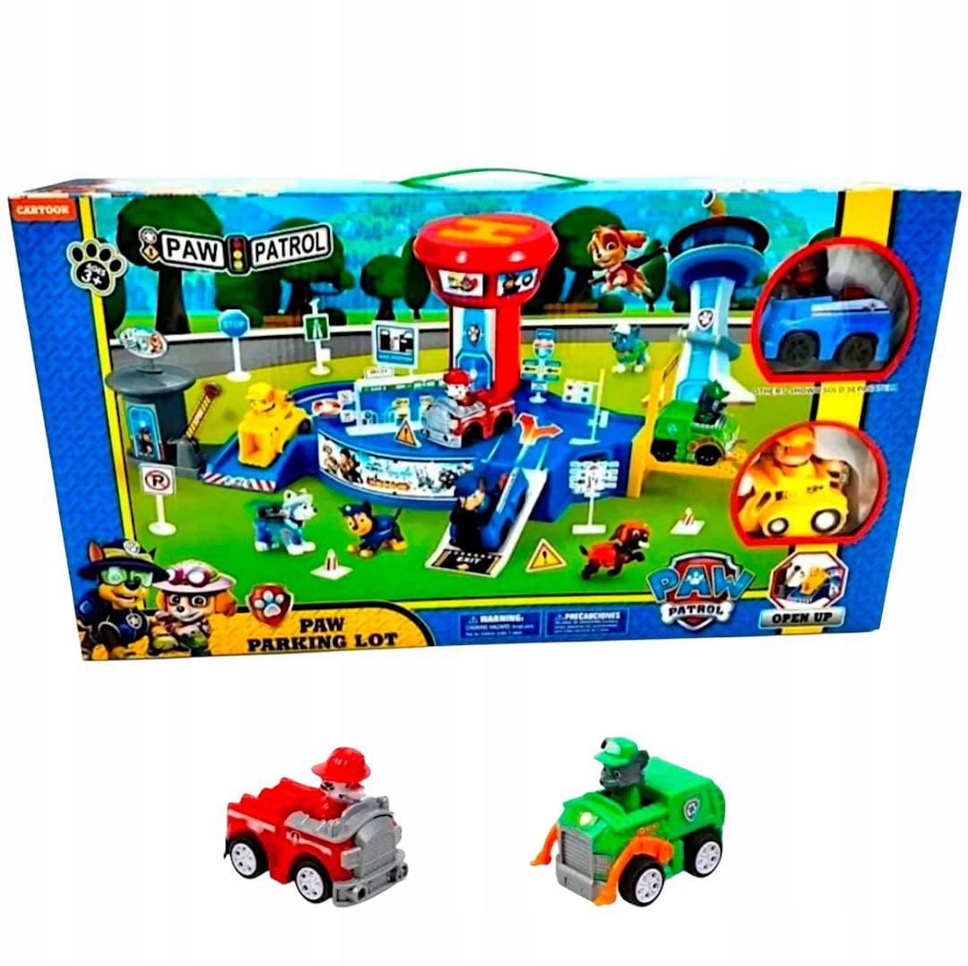 Patrol Paw Base Tower Parking Figurines Landing PAD SET BASE LARGE Packaging status original