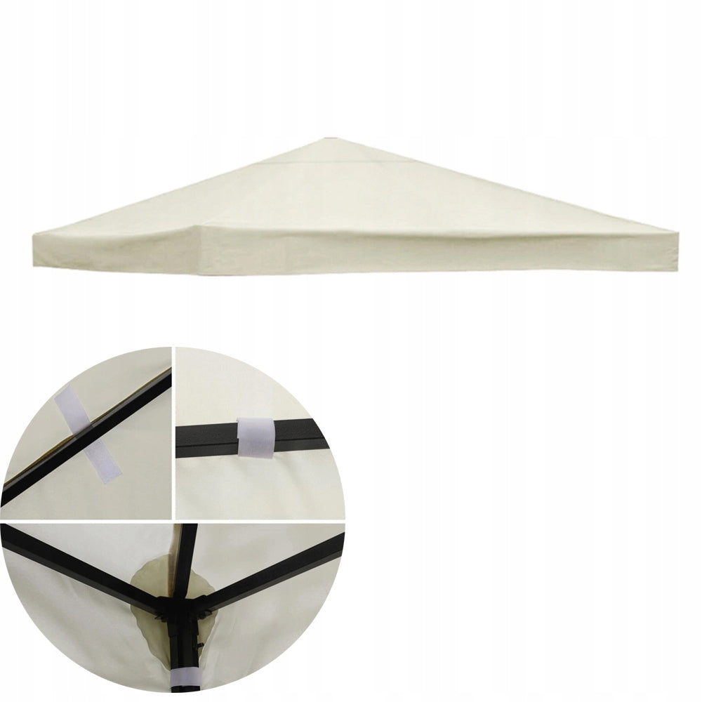 Pavilion Roof 3m x 3m Spare Waterproof Gazebo Canopy Strong UV